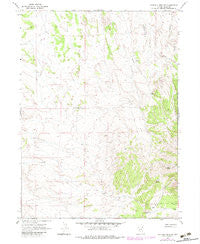 Ninemile Mtn SW Nevada Historical topographic map, 1:24000 scale, 7.5 X 7.5 Minute, Year 1967