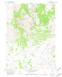 Ninemile Mtn Nevada Historical topographic map, 1:24000 scale, 7.5 X 7.5 Minute, Year 1967