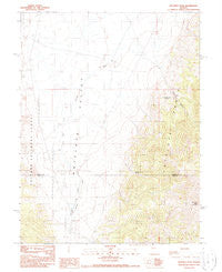 Ninemile Peak Nevada Historical topographic map, 1:24000 scale, 7.5 X 7.5 Minute, Year 1990