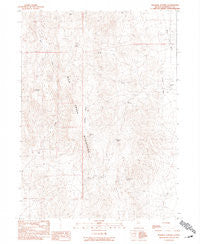 Ninemile Summit Nevada Historical topographic map, 1:24000 scale, 7.5 X 7.5 Minute, Year 1990