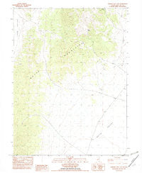 Ninemile Well NW Nevada Historical topographic map, 1:24000 scale, 7.5 X 7.5 Minute, Year 1982