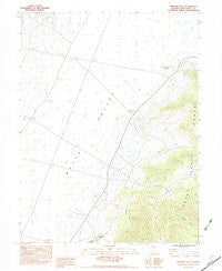 Ninemile Well Nevada Historical topographic map, 1:24000 scale, 7.5 X 7.5 Minute, Year 1982