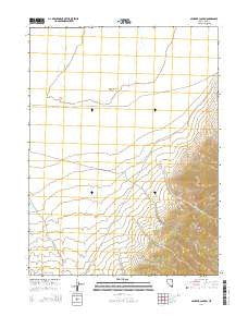Ninemile Canyon Nevada Current topographic map, 1:24000 scale, 7.5 X 7.5 Minute, Year 2014