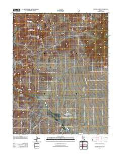 Ninemile Ranch Nevada Historical topographic map, 1:24000 scale, 7.5 X 7.5 Minute, Year 2011