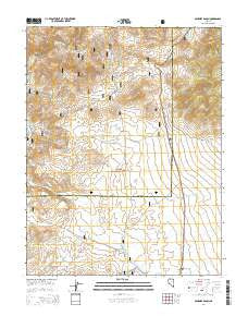 Ninemile Ranch Nevada Current topographic map, 1:24000 scale, 7.5 X 7.5 Minute, Year 2014