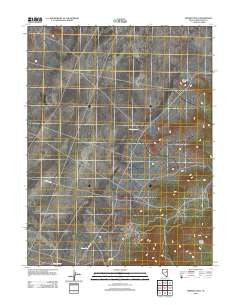 Ninemile Well Nevada Historical topographic map, 1:24000 scale, 7.5 X 7.5 Minute, Year 2012