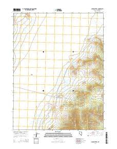 Ninemile Well Nevada Current topographic map, 1:24000 scale, 7.5 X 7.5 Minute, Year 2014