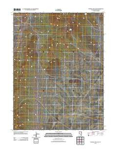 Ninemile Well NW Nevada Historical topographic map, 1:24000 scale, 7.5 X 7.5 Minute, Year 2012