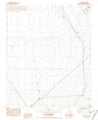 Nipton California Historical topographic map, 1:24000 scale, 7.5 X 7.5 Minute, Year 1983