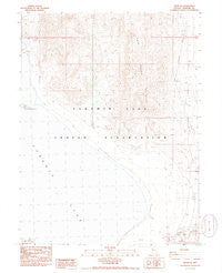 Nixon NW Nevada Historical topographic map, 1:24000 scale, 7.5 X 7.5 Minute, Year 1985