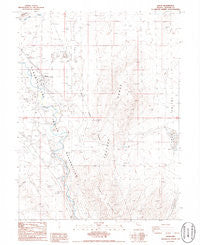 Nixon Nevada Historical topographic map, 1:24000 scale, 7.5 X 7.5 Minute, Year 1986