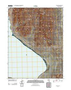 Nixon NW Nevada Historical topographic map, 1:24000 scale, 7.5 X 7.5 Minute, Year 2011