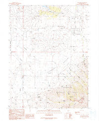 Noon Rock Nevada Historical topographic map, 1:24000 scale, 7.5 X 7.5 Minute, Year 1990