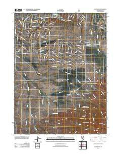 Noon Rock Nevada Historical topographic map, 1:24000 scale, 7.5 X 7.5 Minute, Year 2012