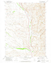 North Fork Nevada Historical topographic map, 1:24000 scale, 7.5 X 7.5 Minute, Year 1971
