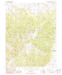 North Shoshone Peak Nevada Historical topographic map, 1:24000 scale, 7.5 X 7.5 Minute, Year 1988
