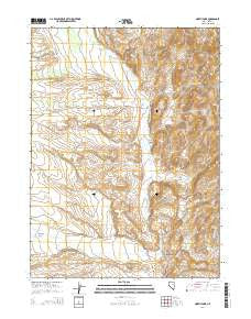 North Fork Nevada Current topographic map, 1:24000 scale, 7.5 X 7.5 Minute, Year 2014