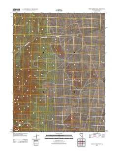 North Spring Point Nevada Historical topographic map, 1:24000 scale, 7.5 X 7.5 Minute, Year 2012