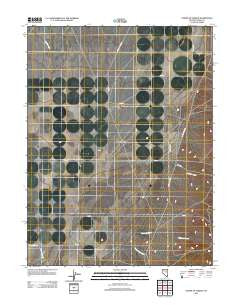 North of Eureka Nevada Historical topographic map, 1:24000 scale, 7.5 X 7.5 Minute, Year 2012