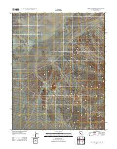 North of Silver Peak Nevada Historical topographic map, 1:24000 scale, 7.5 X 7.5 Minute, Year 2011