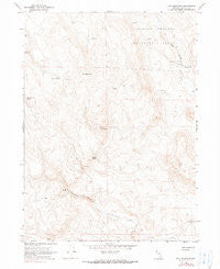 Nut Mountain Nevada Historical topographic map, 1:24000 scale, 7.5 X 7.5 Minute, Year 1966
