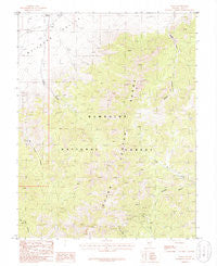 Nyala Nevada Historical topographic map, 1:24000 scale, 7.5 X 7.5 Minute, Year 1985