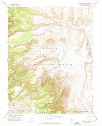 Oak Spring Butte Nevada Historical topographic map, 1:24000 scale, 7.5 X 7.5 Minute, Year 1962