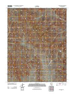 Oasis Divide Nevada Historical topographic map, 1:24000 scale, 7.5 X 7.5 Minute, Year 2011