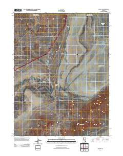 Ocala Nevada Historical topographic map, 1:24000 scale, 7.5 X 7.5 Minute, Year 2011