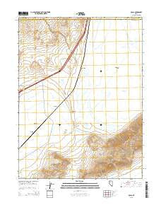 Ocala Nevada Current topographic map, 1:24000 scale, 7.5 X 7.5 Minute, Year 2015