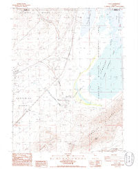 Ocala Nevada Historical topographic map, 1:24000 scale, 7.5 X 7.5 Minute, Year 1986
