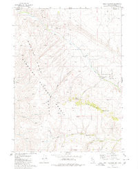 Odell Mountain Nevada Historical topographic map, 1:24000 scale, 7.5 X 7.5 Minute, Year 1980