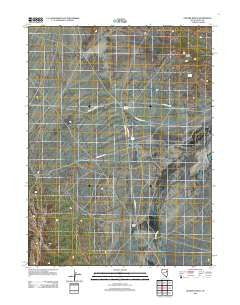 Odgers Ranch Nevada Historical topographic map, 1:24000 scale, 7.5 X 7.5 Minute, Year 2012