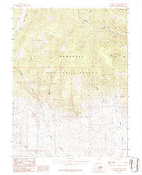 Old Mans Canyon Nevada Historical topographic map, 1:24000 scale, 7.5 X 7.5 Minute, Year 1986