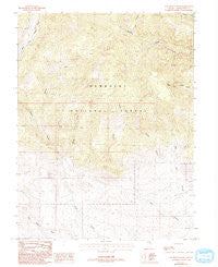 Old Mans Canyon Nevada Historical topographic map, 1:24000 scale, 7.5 X 7.5 Minute, Year 1986