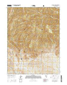 Old Mans Canyon Nevada Current topographic map, 1:24000 scale, 7.5 X 7.5 Minute, Year 2014
