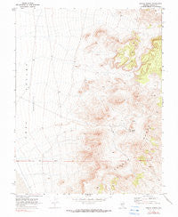 Oreana Spring Nevada Historical topographic map, 1:24000 scale, 7.5 X 7.5 Minute, Year 1970