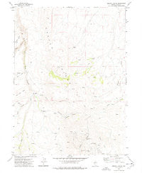Oregon Canyon Nevada Historical topographic map, 1:24000 scale, 7.5 X 7.5 Minute, Year 1977