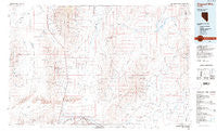 Osgood Mts Nevada Historical topographic map, 1:100000 scale, 30 X 60 Minute, Year 1985
