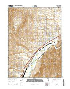 Osino Nevada Current topographic map, 1:24000 scale, 7.5 X 7.5 Minute, Year 2014