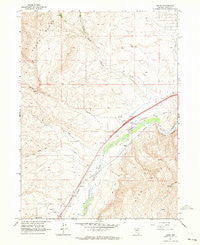 Osino Nevada Historical topographic map, 1:24000 scale, 7.5 X 7.5 Minute, Year 1962