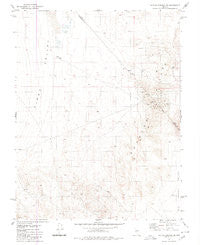 Outlaw Springs SE Nevada Historical topographic map, 1:24000 scale, 7.5 X 7.5 Minute, Year 1980