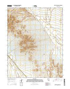 Outlaw Springs NE Nevada Current topographic map, 1:24000 scale, 7.5 X 7.5 Minute, Year 2014