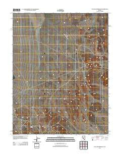Outlaw Springs SE Nevada Historical topographic map, 1:24000 scale, 7.5 X 7.5 Minute, Year 2012