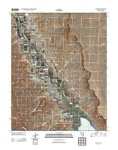 Overton Nevada Historical topographic map, 1:24000 scale, 7.5 X 7.5 Minute, Year 2012