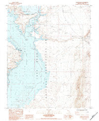 Overton Beach Nevada Historical topographic map, 1:24000 scale, 7.5 X 7.5 Minute, Year 1983