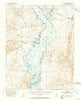 Overton Beach Nevada Historical topographic map, 1:62500 scale, 15 X 15 Minute, Year 1953