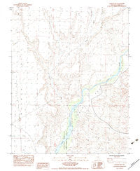 Overton NE Nevada Historical topographic map, 1:24000 scale, 7.5 X 7.5 Minute, Year 1983