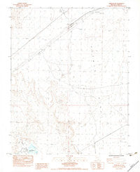 Overton NW Nevada Historical topographic map, 1:24000 scale, 7.5 X 7.5 Minute, Year 1983