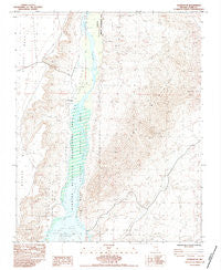 Overton SE Nevada Historical topographic map, 1:24000 scale, 7.5 X 7.5 Minute, Year 1983